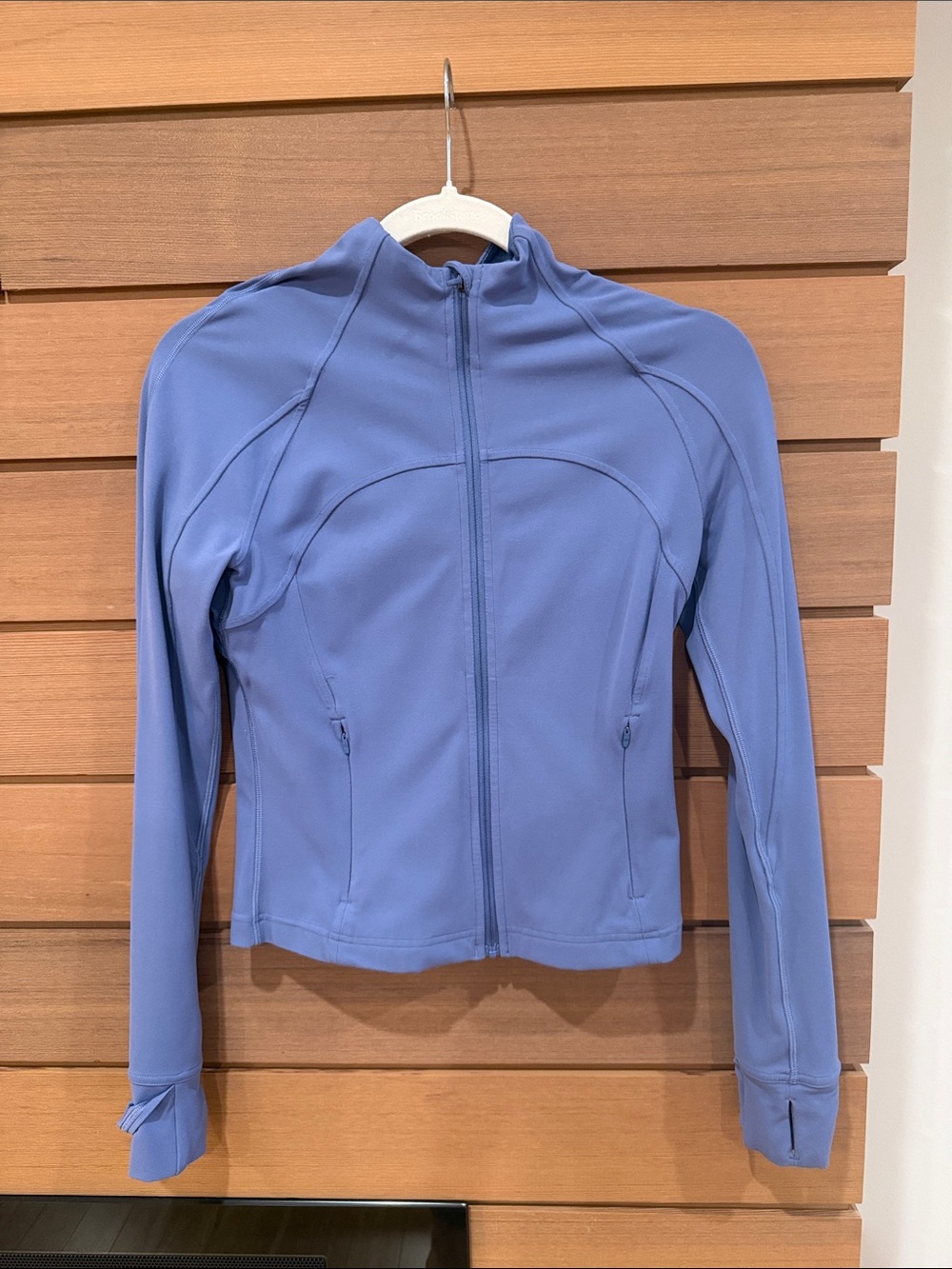 Lululemon nulu crop blue Women’s Light Blue Zip-Up Active Jacket